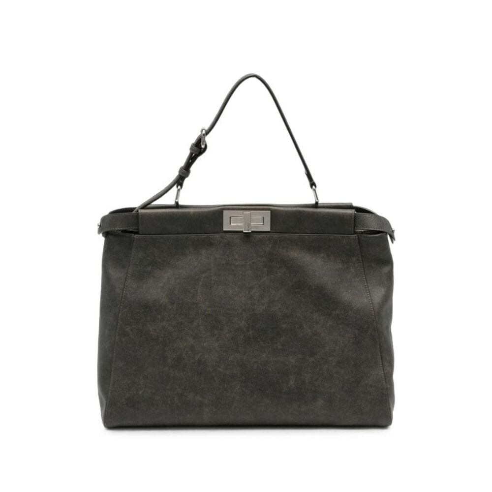 Fendi Grey Tote Bags Men